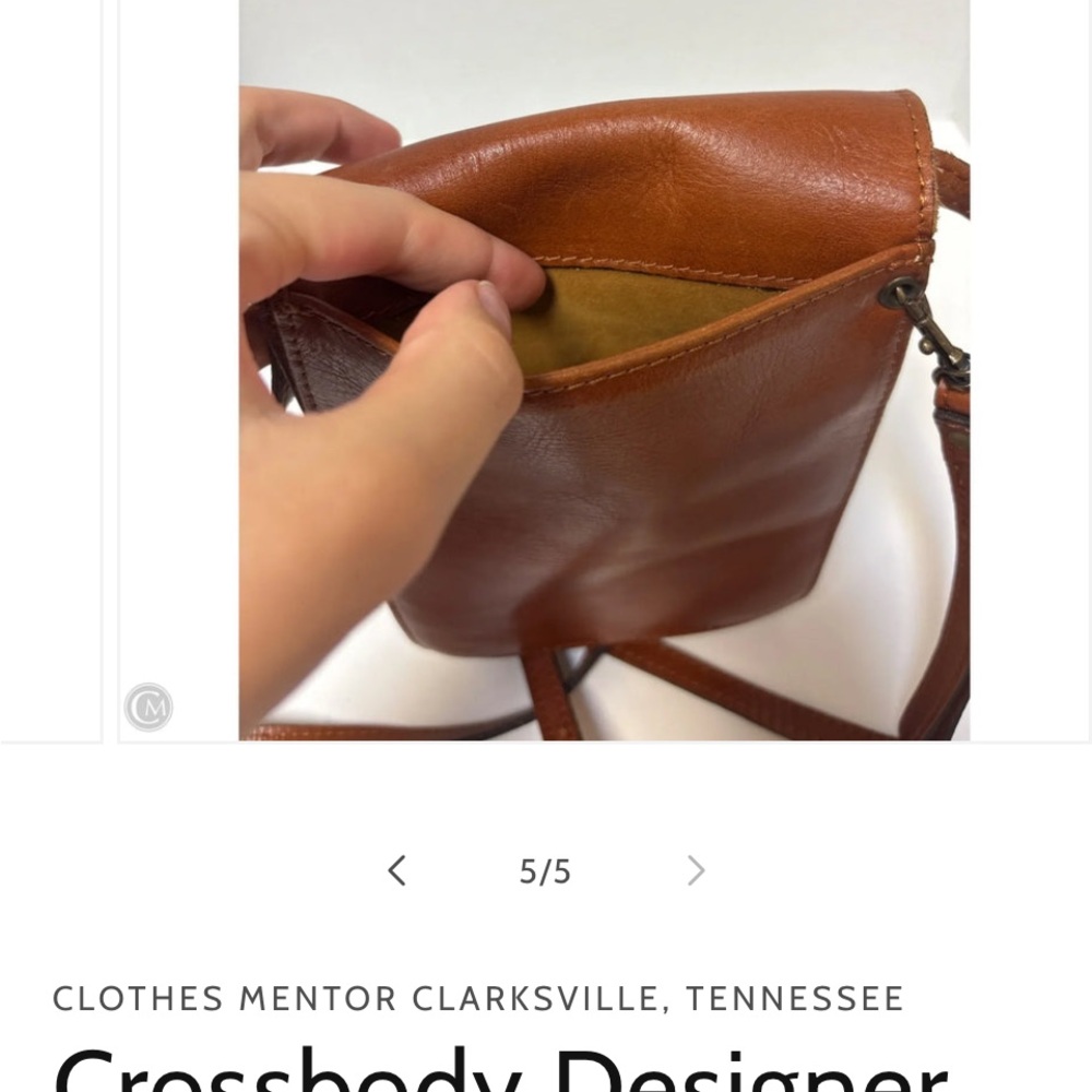 Patricia Nash Brown Crossbody Bag - Picture 4 of 9